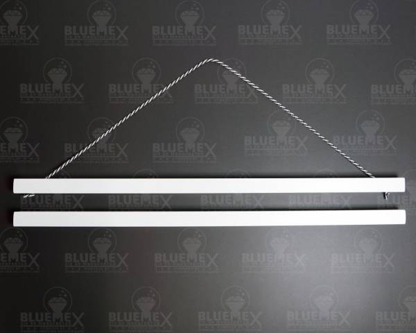 Magnetic strip set for diamond painting pictures, high load capacity, 100 cm, white, solid wood