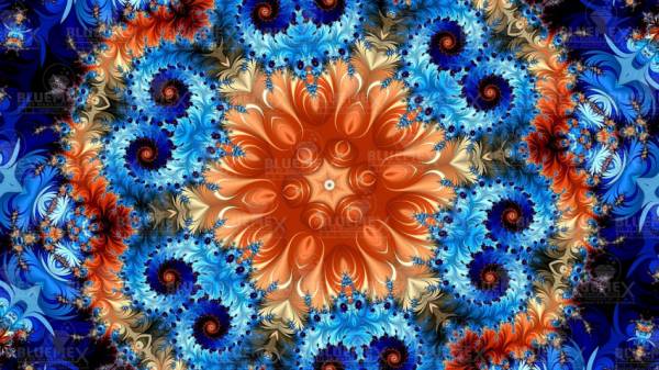 Diamond Painting Bild, Wirbelndes Mandala, eckige Steinchen, 50x90cm, 40 Farben, Vollbild