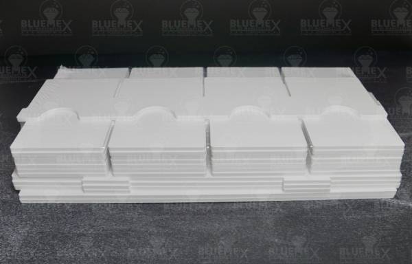 Shuttle shelf white, approx. 44x41.7x10.4cm, 60 compartments approx. 9.7x9.5x2.3cm, storage box