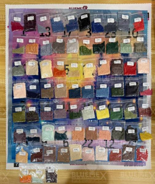 Advent calendar / Mystery motif 2026 - XL 60x60cm, 24 small square stones, 72 colors