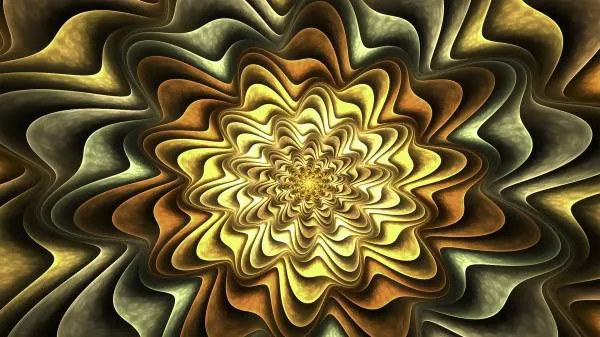 Vorlage (ohne Steine) Golden Flower, 50x90cm, 45 Farben, für eckige Steine, Vollbild