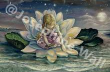 Josephine Wall, Horizons Ausschnitt, ca. 88x55cm, 120 Farben, runde Steine, Vollbild