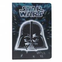 Notizbuch zum Painten, Darth Vader, ca. 26x18cm, 48 Seiten, liniert, Teilbild