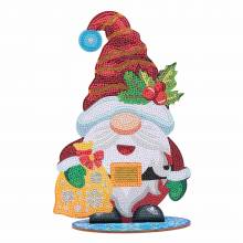 Diamond Painting display stand, "Cheerful Gnome" Crystal Art Buddies XL