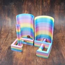 Bildaufroll-Vorrichtung, Tischklemme, regenbogen, 3D Druck, XXL - Groß für Diamond Painting Bilder