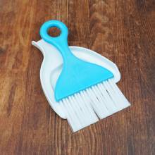 Diamond Painting Kit Handfeger-Set klein, blau, 14,5x9,6cm, Bastelpinsel, Staubpinsel, Kehrblech