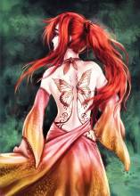 DrakeTurtle, Fairy Wings, eckige Steine, ca. 65x90cm, 65 Farben, Vollbild