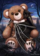 Sarah Richter, Bedtime, 50x70cm, 45 colors incl. 2 AB, square stones, full picture