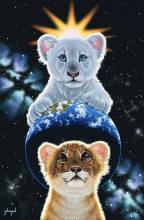 Schim Schimmel, The very Few, runde Steine, ca. 60x90cm, 50 Farben, Vollbild