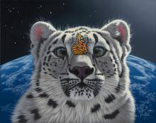 Schim Schimmel, Rest Stop, runde Steine, ca. 60x75cm, 45 Farben, Vollbild