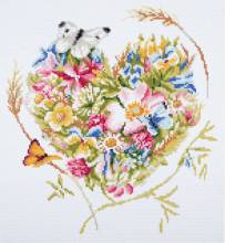 Diamond Painting picture, Santa Claus Snow, square stones, approx. 50x50cm, 50 colours, full picture