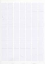 1 set of stickers, 25x10mm, 567 labels, blank