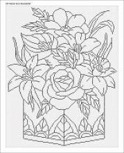 Canvas with motif (without stones) Flower box, 40x50cm, for round stones, full screen