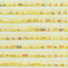 AB Stones, square, (Iridescent), 3078, Golden Yellow Very Light, 200 pcs.