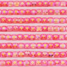 AB Stones, square, (Iridescent), 3705, Melon Dark, 200 pieces