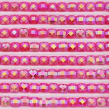 AB Steine, eckig, (Irisierend), 601, Cranberry Dark, 200 Stück