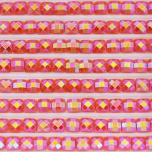 AB Steine, eckig, (Irisierend), 720, Orange Spice Dark, 200 Stück