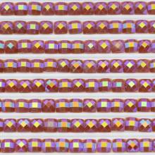 AB Steine, eckig, (Irisierend), 780, Topaz Ultra Very Dark, 200 Stück