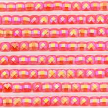 AB Steine, eckig, (Irisierend), 946, Burt Orange Medium, 200 Stück