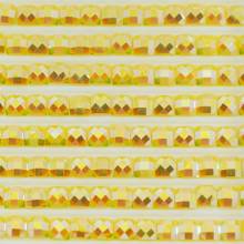 AB Steine, eckig, (Irisierend), 973, Canary Bright, 200 Stück