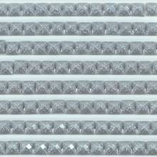 Feensteine, eckig, (glitzernd), 318, Steel Gray Light, 500 Stück