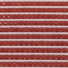 Fairy stones, square, (sparkling), 3777, Terra Cotta Very Dark, 500 pieces