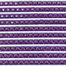 Fairy stones, square, (sparkling), 3837, Lavender Ultra Dark, 500 pieces