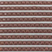 Feensteine, eckig, (glitzernd), 3860, Cocoa, 500 Stück