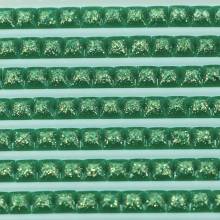 Feensteine, eckig, (glitzernd), 699, Green, 500 Stück