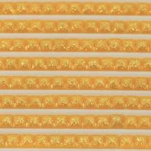 Fairy stones, square, (sparkling), 741, Tangerine Medium, 500 pieces