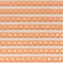 Fairy stones, square, (sparkling), 758, Terra Cotta Very Light, 500 pieces