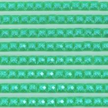 Fairy stones, square, (sparkling), 912, Emerald Green Light, 500 pieces
