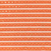 Feensteine, eckig, (glitzernd), 947, Burt Orange, 500 Stück