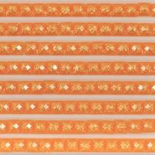 Fairy stones, square, (sparkling), 970, Pumpkin Light, 500 pieces