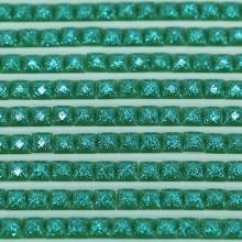 Fairy stones, square, (sparkling), 986, Forest Green Very Dark, 500 pieces