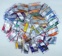 Set, square stones, all fairy stones from 153 - 3865, one bag each