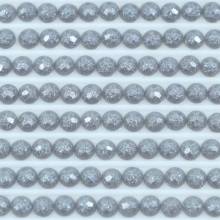Fairy stones, round, (sparkling), 318, Steel Gray Light, 500 pieces