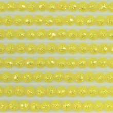 Feensteine, rund, (glitzernd), 444, Lemon Dark, 500 Stück
