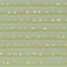 Feensteine, rund, (glitzernd), 445, Lemon Light, 500 Stück