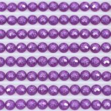 Feensteine, rund, (glitzernd), 552, Violet Medium, 500 Stück