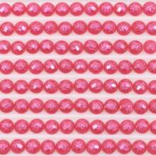 Feensteine, rund, (glitzernd), 600, Cranberry Very Dark, 500 Stück