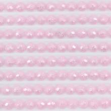 Fairy stones, round, (sparkling), 605, Cranberry Very Light, 500 pieces