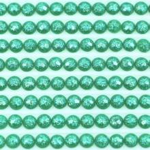 Feensteine, rund, (glitzernd), 699, Green, 500 Stück
