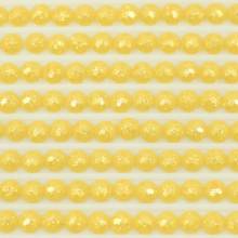 Feensteine, rund, (glitzernd), 725, Topaz, 500 Stück