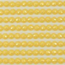 Fairy stones, round, (sparkling), 728, Golden Yellow, 500 pieces