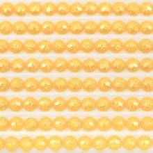 Feensteine, rund, (glitzernd), 741, Tangerine Medium, 500 Stück