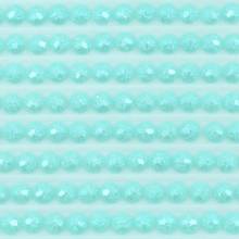 Feensteine, rund, (glitzernd), 964, Seagreen Light, 500 Stück