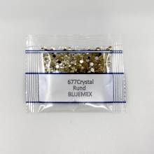 Strass-Stein rund, (rhinestone), 677, Old Gold Very Light, 200 Stück