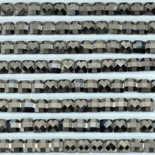 Stein eckig, JET HIMATITE, 500 Stück