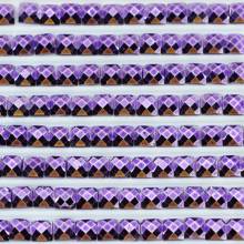 Metallic - Stein eckig, 208, Lavender Very Dark, 500 Stück